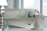 Ριχτάρι Πολυθρόνας Βαμβακερό Chenille Orion Aqua 180x150εκ. Guy Laroche