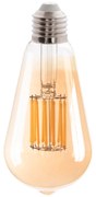 ΛΑΜΠΤΗΡΑΣ HM4189.02 LED FILAMENT 12W E27 3000K GOLD (1 Τεμμάχια)