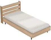 Κρεβάτι On 956LCS3487 108,5x205,6x86cm Oak Μονό