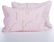 Ζεύγος Μαξιλαροθήκες Καπιτονέ (52x72) Nef-Nef Homeware Smart Irida Pink