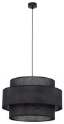 Κρεμαστό Φωτιστικό Οροφής 50cm E27 15W IP20 Calisto TK Lighting-5099-Μαύρο 5099