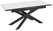 Intrahome Τραπέζι Rogemi Intrahome γκρι mdf-μαύρο μέταλλο 160-200x90x75εκ | SKU: INTRAPA-212111218