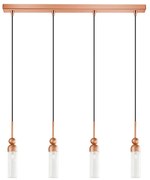 Φωτιστικό Οροφής - Ράγα 01480.09B 4xG9 85cm Copper Luma