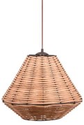 Φωτιστικό Οροφής Μονόφωτο Bamboo 1 Fylliana Φυσικό 40x40 εκ. 40x40x110 εκ.