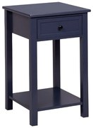 Κομοδίνο Country 09-1333 40x40x65cm Dark Blue Mdf