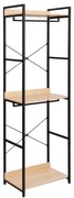 Liberta XENIA ΝΤΟΥΛΑΠΑ ΦΥΣΙΚΟ ΜΑΥΡΟ 60x40xH200cm 60x40xH200cm 18-0017