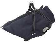 παλτό σκύλου ιμάντα αδιάβροχο αντανακλαστικό ναυτικό μπλε L48