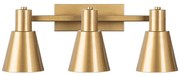 Φωτιστικό Τοίχου - Απλίκα Funnel 942FLG2197 60x21x21cm 3xE27 40W Gold Opviq