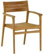 Πολυθρόνα Bozzy HM9935 58x61x80,5cm Natural Ξύλο