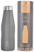 Estia 01-8550 Travel Flask Save the Aegean Μπουκάλι Θερμός 500ml, Fjord Grey
