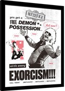 Κορνιζαρισμένη αφίσα Beetlejuice - Exorcism