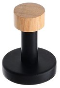ESTIA ΚΡΕΜΑΣΤΡΑ ΕΠΙΤΟΙΧΙΑ BAMBOO ESSENTIALS ΜΟΝΗ ΜΕΤΑΛΛΙΚΗ ΜΑΥΡΗ