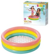 Intex παιδική πισίνα φουσκωτή #58924NP 86cm x 25cm - Wet Set Three-ring pool