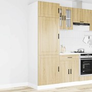 vidaXL Ντουλάπι κουζίνας Porto Sonoma Δρυς Επεξεργασμένο Ξύλο