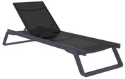 Siesta   Tropic-2* Sun-Lounger Dark Grey-Black  metax-01-00-2354 διάστ.210.0000 x 72.0000 x 31.0000