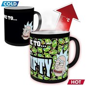 Κούπα αλλαγής θερμότητας Rick and Morty - Get Schwifty