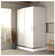 Καμπίνα Ασύμμετρη Γων.Εισόδου 70x90xY180εκ. 2 Σταθερά-2 Συρόμενα Κρύσταλλο 5mm Orabella Signe Plus Fabric 30530