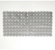 Αντιολισθητικό Πατάκι Μπανιέρας Octopus 00241.002 Disco Silver