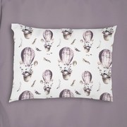 Μαξιλαροθήκη Παιδική Hot Air Balloon 78 Lilac DimCol 35X45 100% Cotton Flannel