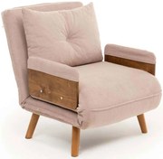 Πολυθρόνα - Κρεβάτι Cosmo 859FTN2341 77x70x82cm Mink