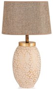 Φωτιστικό Επιτραπέζιο 687HMY2142 30x55cm E27 40W Cream-Gold Opviq