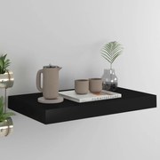 Ράφι Τοίχου Μαύρο 40x23x3,8 εκ. MDF