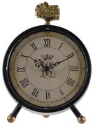 Artekko Lavonia Eπιτραπέζιο Ρολόι με Μέταλλο/Γυαλί Μαύρο (16,5x6.4x20.3)cm Artekko 41828