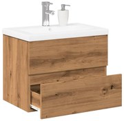 Ντουλάπι με Ενσωματωμένο Νιπτήρα Τεχνίτης Δρυς