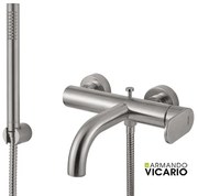 Μπαταρία Λουτρού Slim Vicario Inox 500100-110