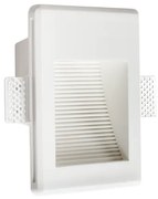 Γύψινο Χωνευτό Φωτιστικό Τοίχου EVE G8001MR Λευκό MR11 12V Aca-G8001MR-Λευκό G8001MR