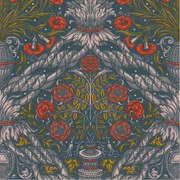Ταπετσαρία Floral Ornament Scarlet WP20471 Blue-Red-Taupe MindTheGap 52x300cm