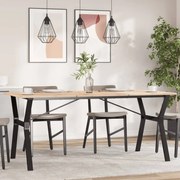 vidaXL Πόδια Τραπεζαρίας σε Σχήμα «Y» 160x80x73 εκ. Ατσάλι