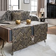 Τραβέρσα Santos 08 Greige Teoran 40x160 Ακρυλικό,Βαμβάκι, Polyester