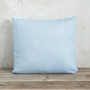 Μαξιλάρι Διακοσμητικό (Με Γέμιση) Kesia Light Blue Nima 45X45 45x45cm Βαμβάκι-Πολυέστερ