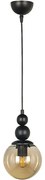 Φωτιστικό Οροφής Latona 0189390 15x15x70cm 1xE27 60W Black Megapap Metal