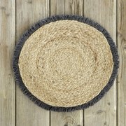 Σουπλά Carina Dark Grey Nima 38x38cm Cotton,Jute