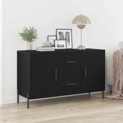 vidaXL Μπουφές Μαύρο Δρυς 100x36x60 εκ Συγκροτημένο Ξύλο