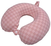 Μαξιλάρι αυχένα ταξιδίου - Memory Foam - 71887 - Pink
