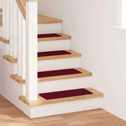 vidaXL Σκαλοπάτια 15 pcs Μπορντό 60 x 25 cm Πολυπροπυλένιο