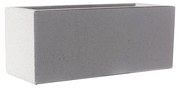 Supergreens Γλάστρα Πήλινη Ορθογώνια Stone Γκρι S 50x20x20 εκ. - A-3170-8