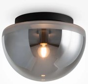 Πλαφονιέρα Φωτιστικό Οροφής 1xE27 Γυαλί Glassy Maytoni MOD270CL-01B Μαύρο