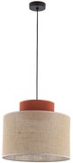 Φωτιστικό Οροφής Duo 2785 Φ38x170cm 1xE27 15W Brown-Natural TK Lighting