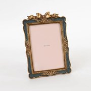 Κορνίζα Για Φωτογραφία 10x15cm 756-12067 14x21x2cm Dark Green-Gold Estheti Home Πολυρεσίνη
