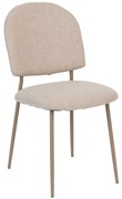 Καρέκλα Τραπεζαρίας (43x57x84) A-S Kamili Beige 202248A