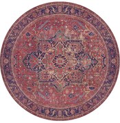 Χαλί Blues AL 162 Red-Blue Conceptum Hypnose 150X150cm Round