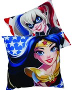 Διακοσμητικό Μαξιλάρι Παιδικό 5504 Super Hero Girls Red-Blue Das Baby 40Χ40 40x40cm Πολυέστερ