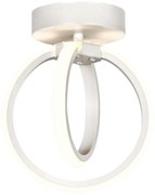 Φωτιστικό Οροφής - Πλαφονιέρα Venus 01-0353 Led 24W Φ19x24cm White Heronia Μέταλλο