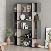 Megapap Βιβλιοθήκη Μελαμίνης Mito Ανοιχτή Μόκα - Ανθρακί