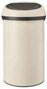 Brabantia Touch Bin 1005510, 60 l, Ομαλό και αθόρυβο άνοιγμα, Μπεζ