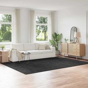 vidaXL Χαλιά Shaggy με Λατέξ Στην Πίσω Όψη Σκούρο Γκρί 240x340 εκ